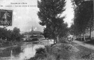 la rivière Aude et le clocher St Martin